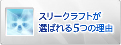 スリークラフトが選ばれる5つの理由